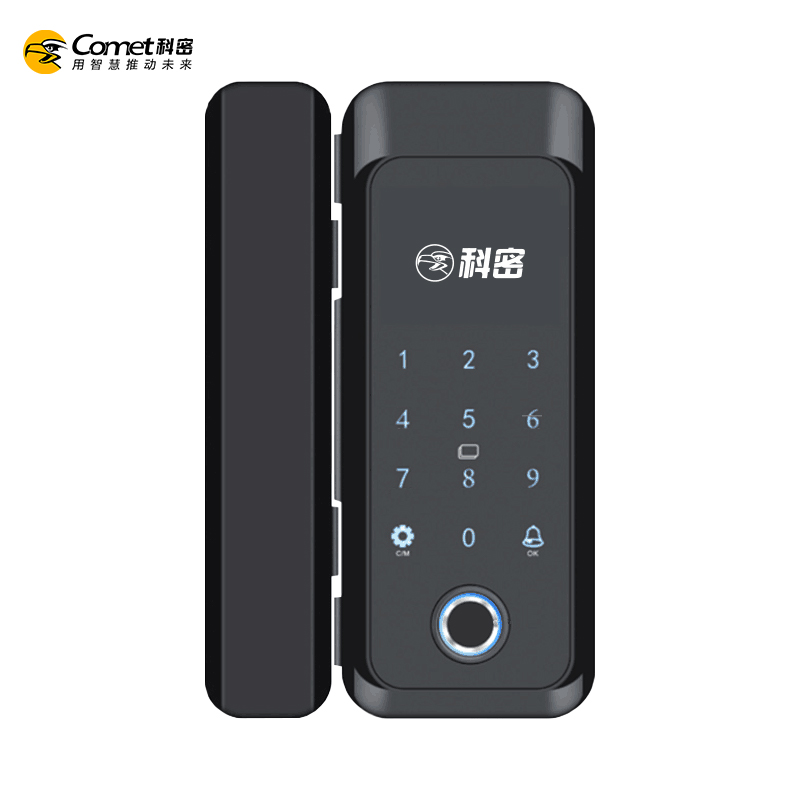 智能玻璃门锁COM-608A